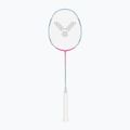 Badmintonová raketa VICTOR DriveX 6SP QM fluorescent rose-red/light blue