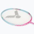 Badmintonová raketa VICTOR DriveX 6SP QM fluorescent rose-red/light blue 5
