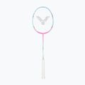 Badmintonová raketa VICTOR DriveX 6SP QM fluorescent rose-red/light blue