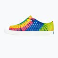 Native Jefferson Print dětské tenisky shell white/shell white/neon multi tie dye 10