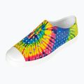 Native Jefferson Print dětské tenisky shell white/shell white/neon multi tie dye 11