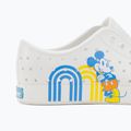 Native Jefferson Print Disney Jr dětské tenisky shell white/shell white/positive mickey 9