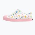 Native Jefferson Print Disney Jr dětské tenisky shell white/princess pink/pastel white confetti 10