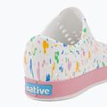 Native Jefferson Print Disney Jr dětské tenisky shell white/princess pink/pastel white confetti 9