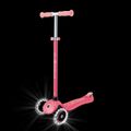 Dětská tříkolová koloběžka Globber Primo Plus Glow Lights coral pink 9