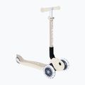 Dětská tříkolová koloběžka Globber Junior Foldable Lights Eco coconut