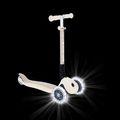 Dětská tříkolová koloběžka Globber Junior Foldable Lights Eco coconut 11
