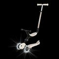Dětská tříkolová koloběžka Globber Go.Up Active Ecologic Lights coconut 17