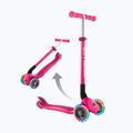 Dětská tříkolová koloběžka Globber Primo Foldable Lights fuchsia 12