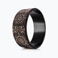 Kruh na jógu Yoga Design Lab Wheel černý WH-Cork-Mandala Black 2