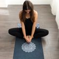 Cestovní podložka na jógu Yoga Design Lab Combo Yoga 1,5 mm tmavě modrá Mandala Sapphire 5