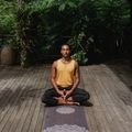 Podložka na jógu Yoga Design Lab Combo Yoga 5,5 mm černá Mandala Black 5