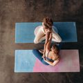Podložka na jógu Yoga Design Lab Combo Yoga růžová 5,5 mm Thar 8