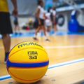 Basketbalový míč Molten B33T5000 FIBA 3x3 yellow/blue velikost 3 3