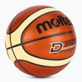 Basketbalový míč Molten B6D3500 orange/ivory velikost 6 2