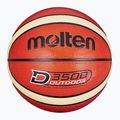 Basketbalový míč Molten B6D3500 orange/ivory velikost 6 4