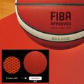 Basketbalový míč Molten B7G5000 FIBA brown velikost  7 10