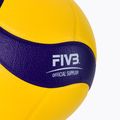 Mikasa Volejbalový míč žlutý a modrý V320W 3