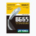 Badmintonové struny YONEX BG 65 Ti Set bílé