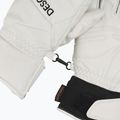 Pánské lyžařské rukavice Descente 5 Finger Leather white 4