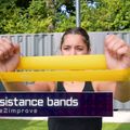 Sada odporových gum Pure2Improve Mini Bands 3 ks. barevná 2155 6