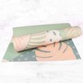 Sada na jógu Myga Palm Yoga Set mat + block + green strap 6