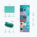 Sada na jógu Myga Spirit Yoga Set mat + block + turquoise strap 13