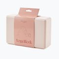 Jógová kostka Myga Foam Block béžová 3