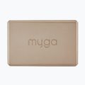 Jógová kostka Myga Foam Block hnědá