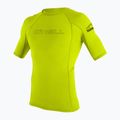 Pánské plavecké tričko O'Neill Basic Skins Rash Guard limetkové barvy