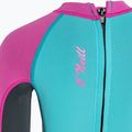 Dětský neopren   O'Neill Toddler Reactor-2 2 mm Back Zip Full dg5/lt aqua/graph/berry 4