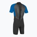 Dětský neopren   O'Neill Reactor-2 2 mm Back Zip S/S Spring black/ocean 2