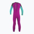 Dětský neopren   O'Neill Toddler Reactor-2 2 mm Back Zip Full dr8/berry/lt aqua/graph 2