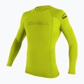 Dětské plavecké tričko Longsleev  O'Neill Basic Skins LS Rash Guard lime