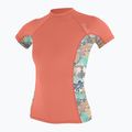 Dámské plavecké tričko O'Neill Side Print Rash Guard orange 5405S