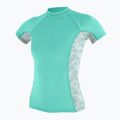 O'Neill Dámské plavecké tričko s bočním potiskem Rash Guard Turquoise 5405S