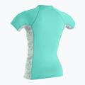 O'Neill Dámské plavecké tričko s bočním potiskem Rash Guard Turquoise 5405S 2