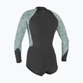 Dámský plavecký neopren O'Neill Bahia 2/1 Front Zip Short Spring graphite/ mirage tropical  2
