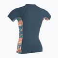 Dámské plavecké tričko O'Neill Side Print Rash Guard copen blue/painted tropics 2