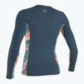 Dámské plavecké tričko Longsleeve O'Neill Side Print Rash Guard copen blue/painted tropics 2