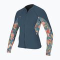 Dámský plavecký neopren O'Neill Bahia 1/0.5mm Full-Zip Jacket copen blue/painted tropics/copen blue