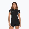 Dámský plavecký neopren O'Neill Bahia 2/1 mm Front Zip Spring black/ micah floral/ black
