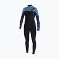 Dámský plavecký neopren O'Neill Epic 5/4 mm Chest Zip Full black/stormy palm/faded denim