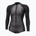 Dámský plavecký neopren O'Neill Bahia 2/1 mm Front Zip Short Spring glide black/black
