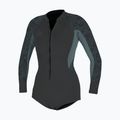 Dámský plavecký neopren O'Neill Bahia 2/1 mm Front Zip Short Spring tempered steel/shade