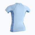 Dámské plavecké tričko O'Neill Hyperfreak Skins Rash Guard chambray blue/surf abstract 2