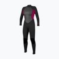 Dámský plavecký neopren O'Neill Reactor-2 3/2 Back Zip Full J18 black/punk pink