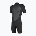 Dětský plavecký neopren O'Neill Youth Reactor-2 2mm Back Zip SS Spring black/slate