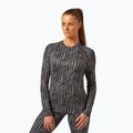 Dámská termoakční mikina Surfanic Cozy Limited Edition Crew Neck black zebra
