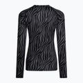 Dámské termo tričko longsleeve Surfanic Cozy Limited Edition Crew Neck black zebra 5